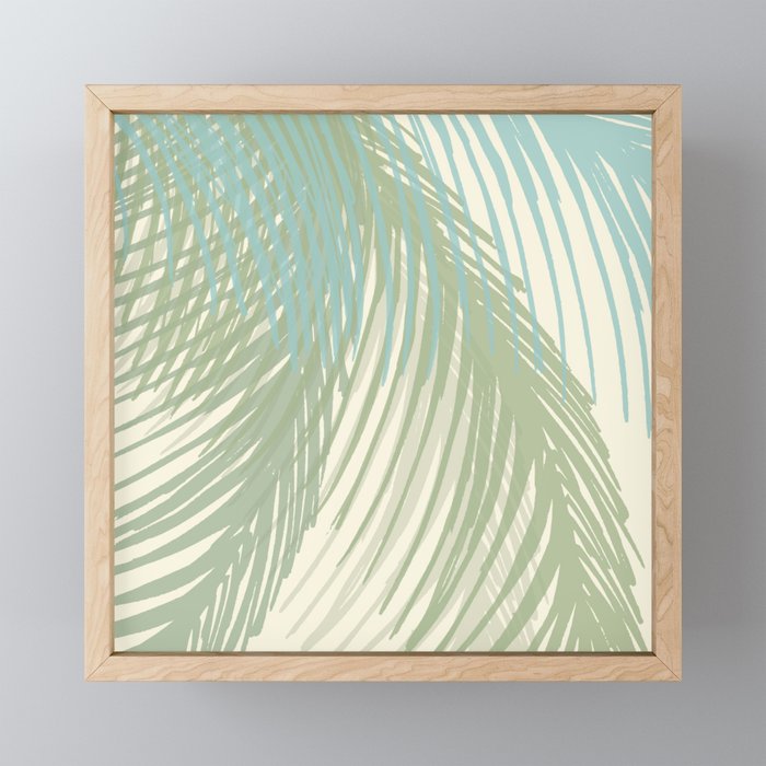 Calm Coastal Palms Mini Art Print Gallery Image 1
