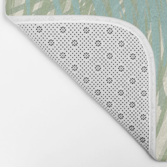 Calm Coastal Palms Bath Mat Gallery Image 2