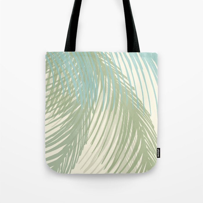 Calm Coastal Palms Tote Bag Gallery Image 1