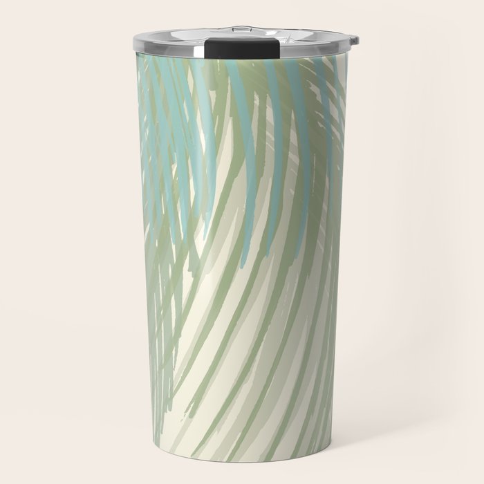 Calm Coastal Palms Travel Mug Gallery Image 1
