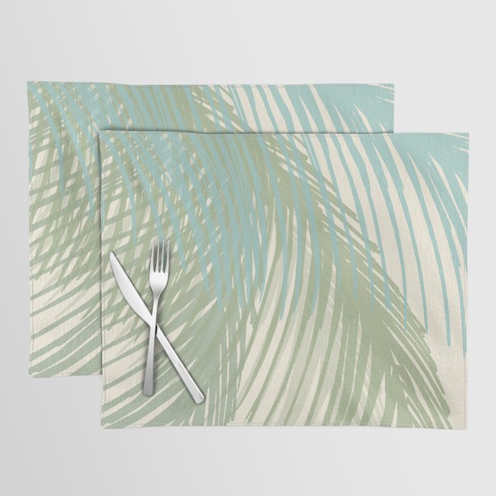 Calm Coastal Palms Placemat Gallery Image 1
