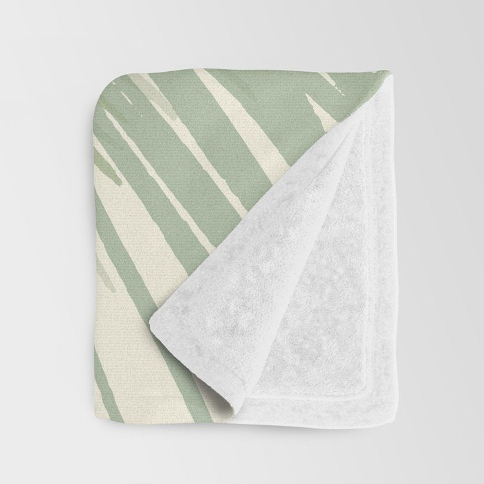 Calm Coastal Palms Throw Blanket Gallery Image 3