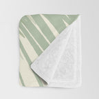Calm Coastal Palms Throw Blanket Gallery Image 3