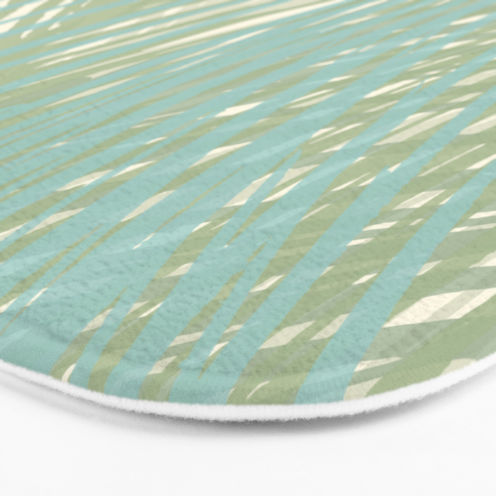 Calm Coastal Palms Bath Mat Gallery Image 3