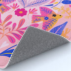 Botanical Garden Folklore in Pink Rug Gallery Image 4