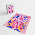 Botanical Garden Folklore in Pink Jigsaw Puzzle Gallery Image 2