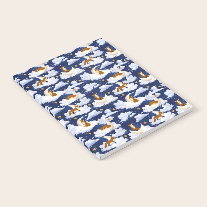 Enchanted Fox Moons Notebook