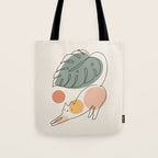 Cat and Plant 34 Tote Bag Gallery Image 1