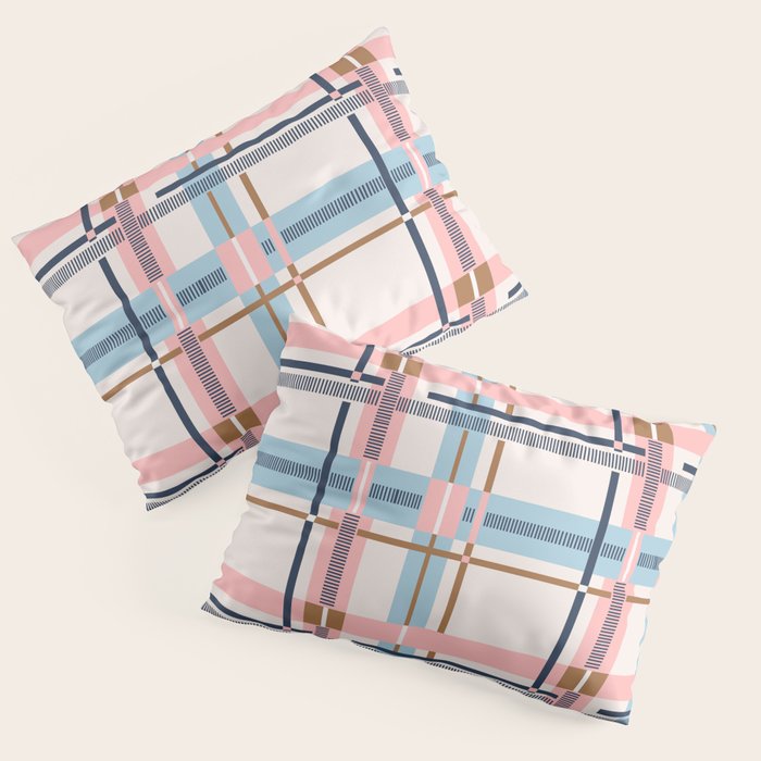 Bold Linear Harmony A Pillow Sham Gallery Image 1