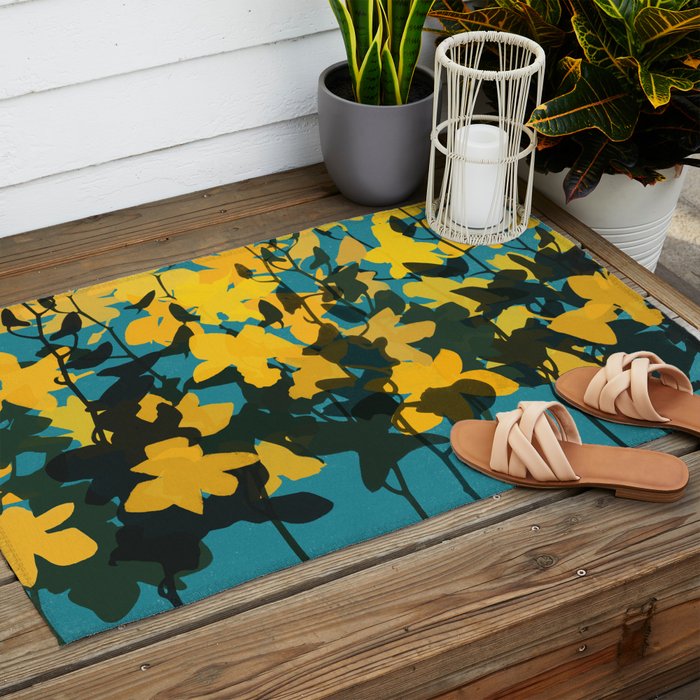 orchids 15 Outdoor Rug Gallery Image 2