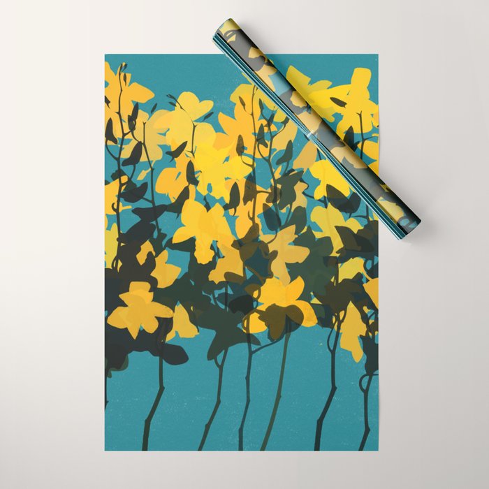 orchids 15 Wrapping Paper Gallery Image 1