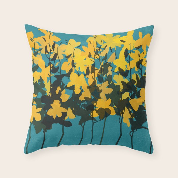 orchids 15 Throw Pillow Gallery Image 6