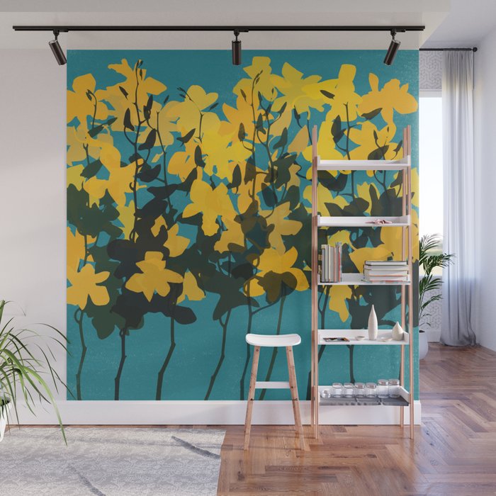 orchids 15 Wall Mural Gallery Image 1