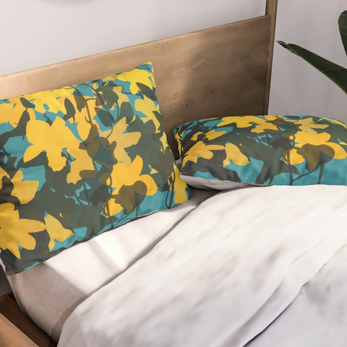 orchids 15 Pillow Sham Gallery Image 2