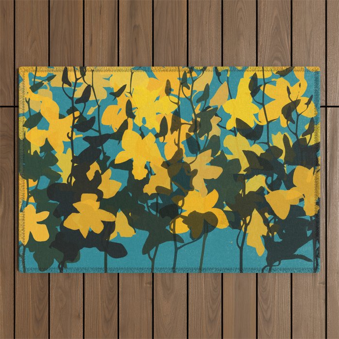 orchids 15 Outdoor Rug Gallery Image 1
