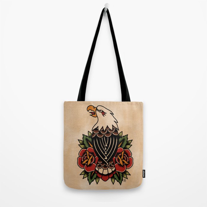 Colour Vintage Eagle Tote Bag Gallery Image 2