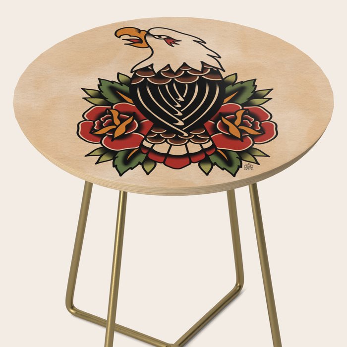 Colour Vintage Eagle Side Table Gallery Image 2