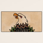 Colour Vintage Eagle Desk Mat Gallery Image 3