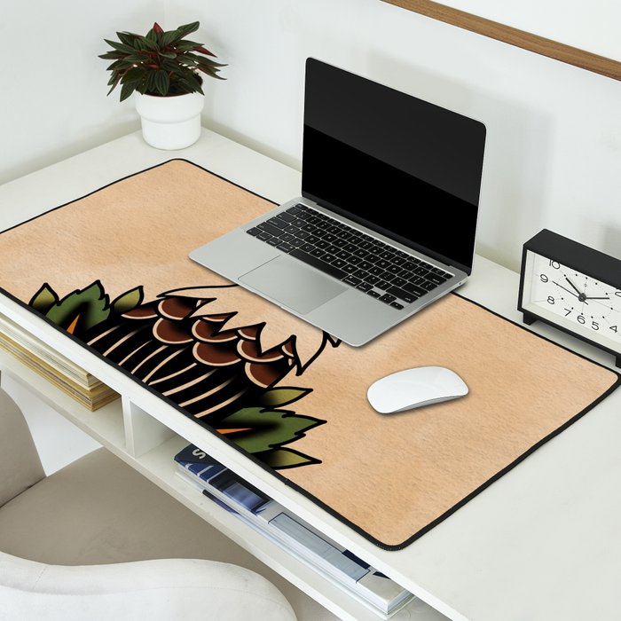 Colour Vintage Eagle Desk Mat Gallery Image 2