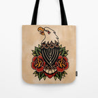 Colour Vintage Eagle Tote Bag Gallery Image 1