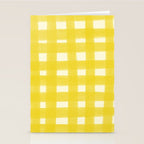 checks checks - yellow Stationery Card Gallery Image 2