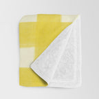 checks checks - yellow Throw Blanket Gallery Image 3