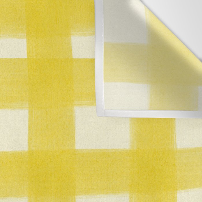checks checks - yellow Wall Tapestry Gallery Image 3