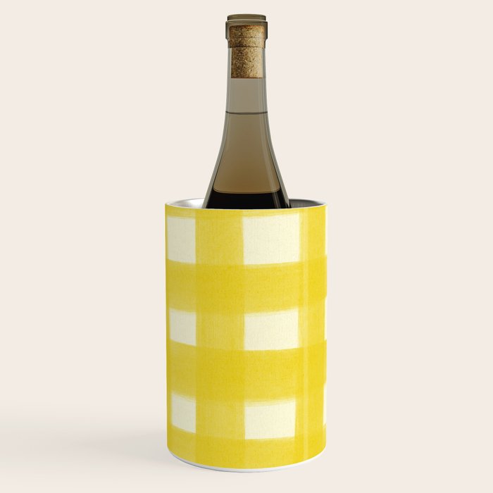 checks checks - yellow Wine Chiller Gallery Image 3