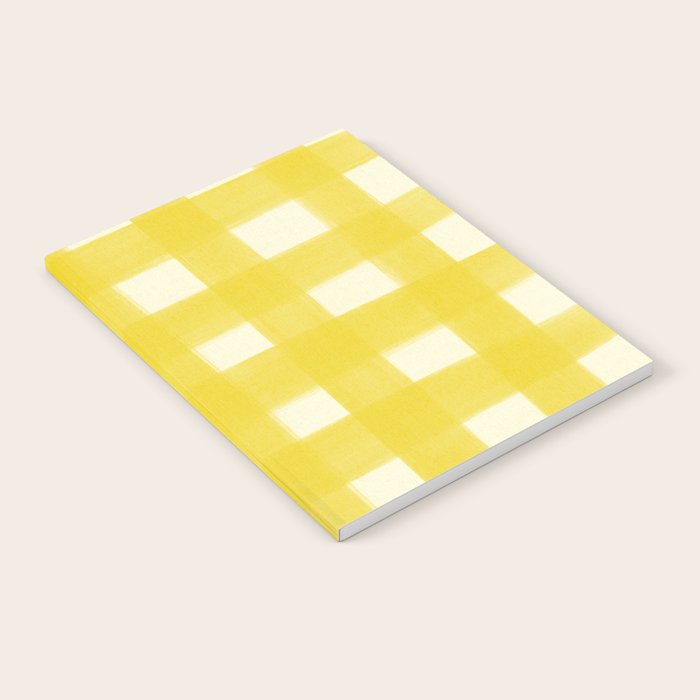 checks checks - yellow Notebook Gallery Image 2