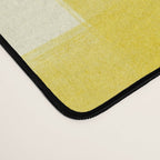 checks checks - yellow Desk Mat Gallery Image 4