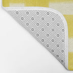 checks checks - yellow Bath Mat Gallery Image 2
