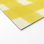 checks checks - yellow Welcome Mat Gallery Image 2