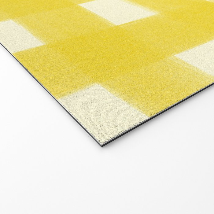 checks checks - yellow Welcome Mat Gallery Image 2