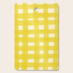 checks checks - yellow Cutting Board Gallery Image 1