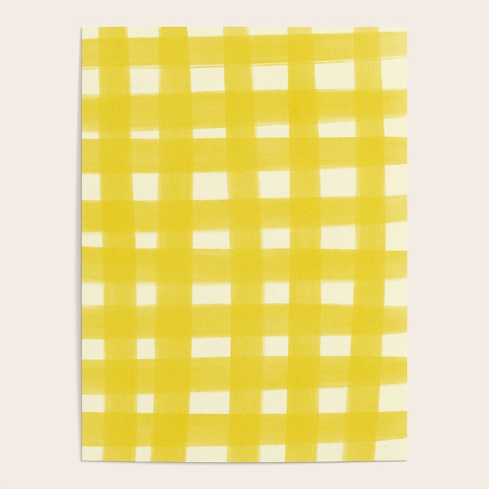 checks checks - yellow Poster Gallery Image 4