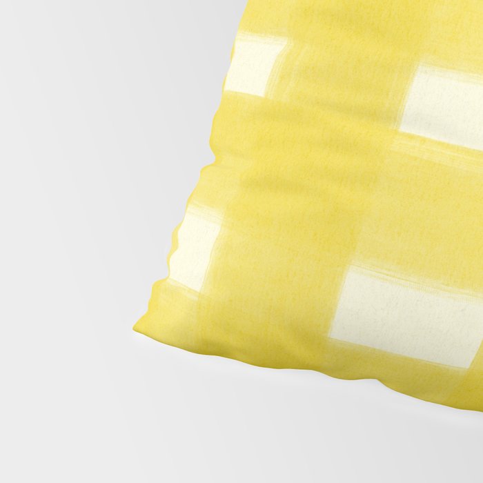 checks checks - yellow Pillow Sham Gallery Image 4