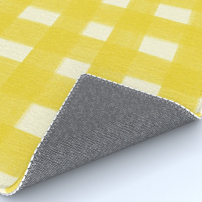 checks checks - yellow Rug Gallery Image 4