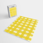 checks checks - yellow Jigsaw Puzzle Gallery Image 2