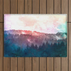 Sequoia National Park II - Wanderlust Adventure Outdoor Rug Gallery Image 1