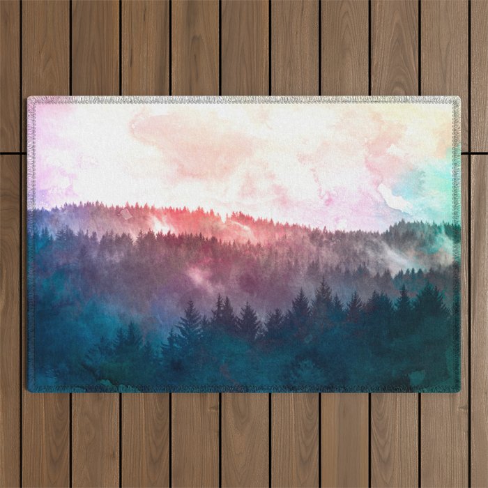 Sequoia National Park II - Wanderlust Adventure Outdoor Rug Gallery Image 1