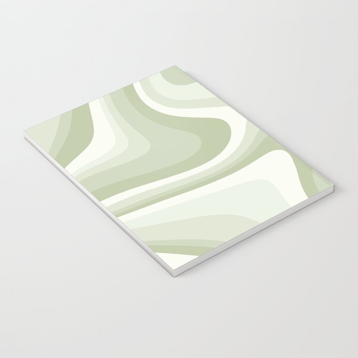 Abstract Wavy Stripes LXXVIII Notebook Gallery Image 3