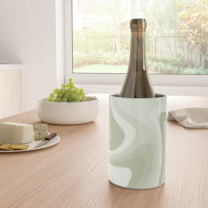 Abstract Wavy Stripes LXXVIII Wine Chiller Gallery Image 4