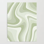 Abstract Wavy Stripes LXXVIII Poster Gallery Image 4