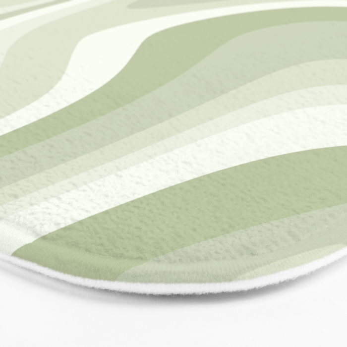 Abstract Wavy Stripes LXXVIII Bath Mat Gallery Image 3