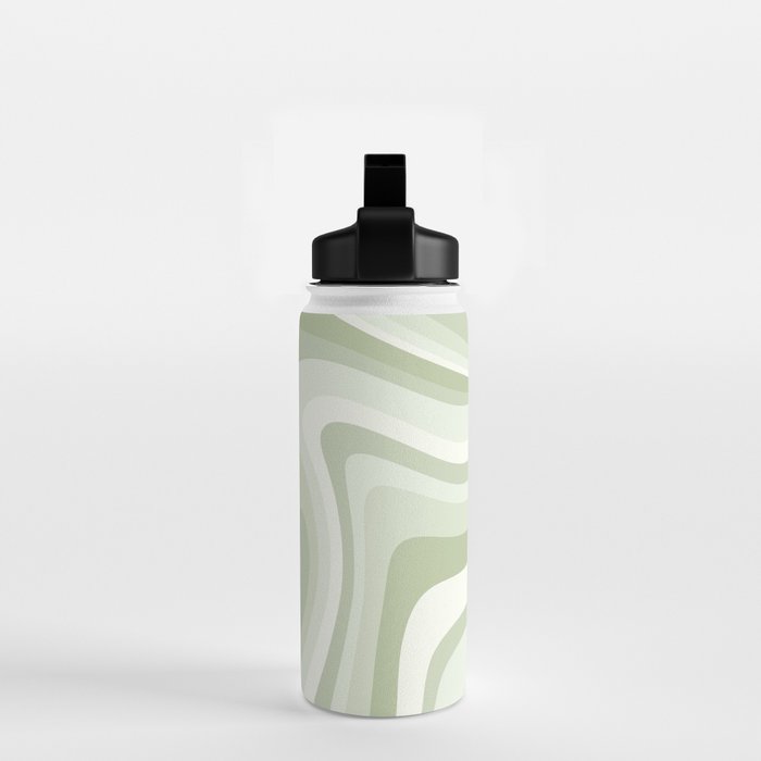 Abstract Wavy Stripes LXXVIII Water Bottle Gallery Image 2