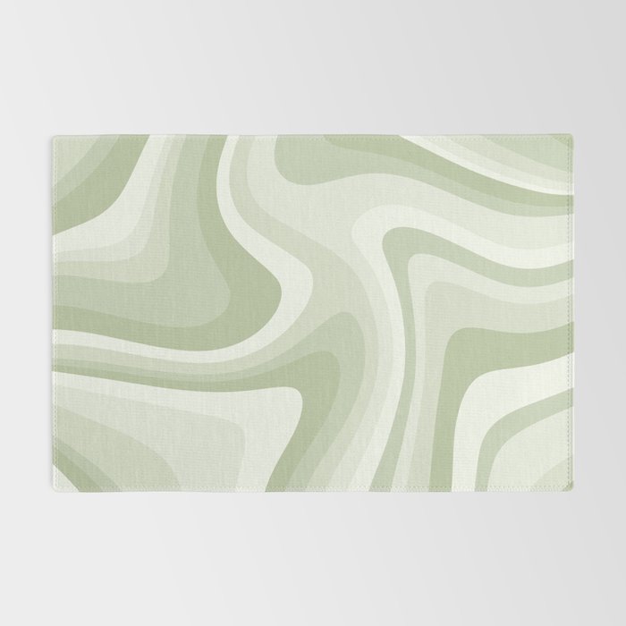 Abstract Wavy Stripes LXXVIII Rug Gallery Image 2