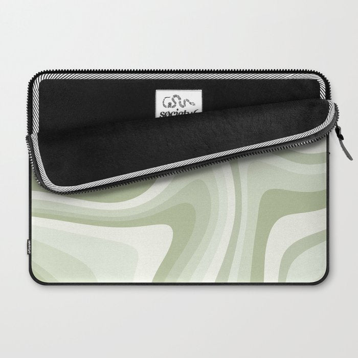 Abstract Wavy Stripes LXXVIII Laptop Sleeve Gallery Image 2