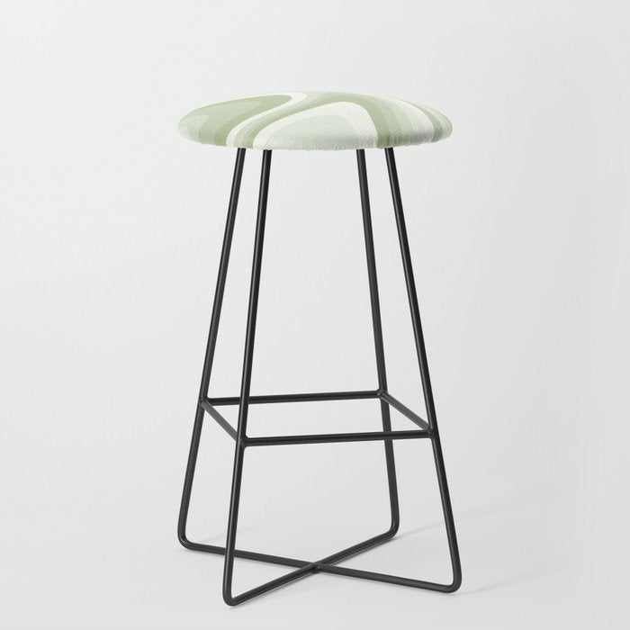 Abstract Wavy Stripes LXXVIII Stool Gallery Image 1