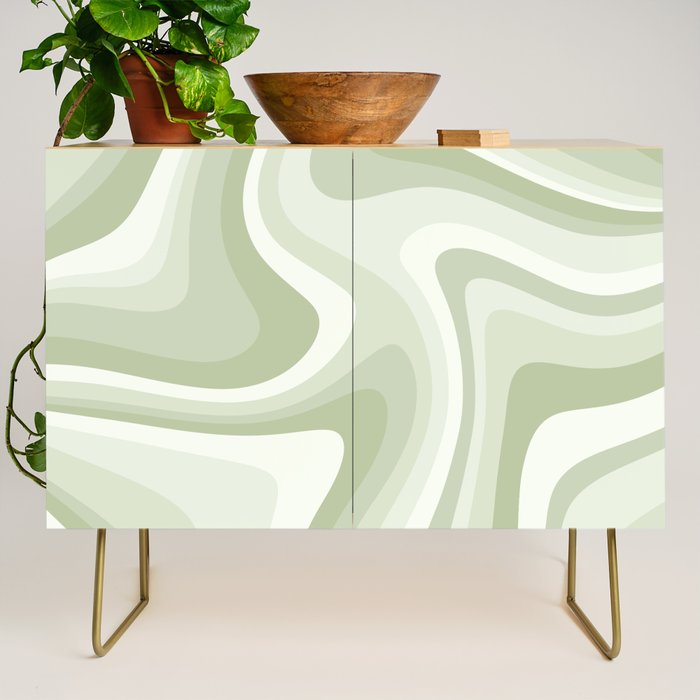 Abstract Wavy Stripes LXXVIII Credenza Gallery Image 1
