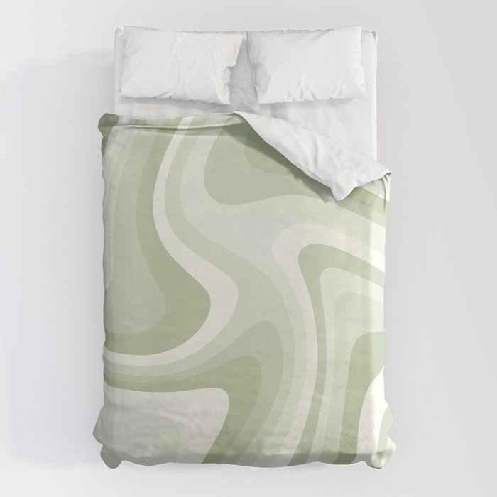 Abstract Wavy Stripes LXXVIII Duvet Cover Gallery Image 1